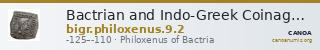 Bactrian and Indo-Greek Coinage Philoxenus 9.2 — CANOA