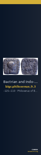 Bactrian and Indo-Greek Coinage Philoxenus 9.3 — CANOA