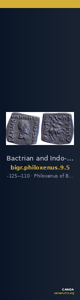 Bactrian and Indo-Greek Coinage Philoxenus 9.5 — CANOA