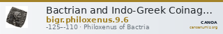 Bactrian and Indo-Greek Coinage Philoxenus 9.6 — CANOA