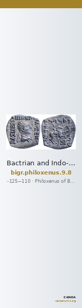 Bactrian and Indo-Greek Coinage Philoxenus 9.8 — CANOA