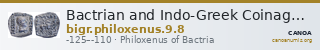 Bactrian and Indo-Greek Coinage Philoxenus 9.8 — CANOA