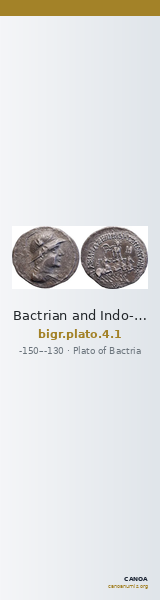 Bactrian and Indo-Greek Coinage Plato 4.1 — CANOA