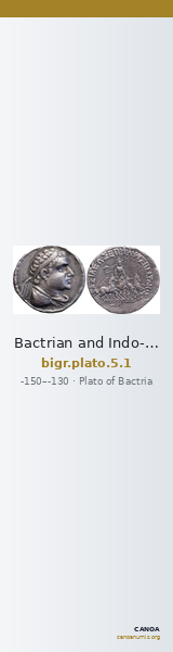 Bactrian and Indo-Greek Coinage Plato 5.1 — CANOA