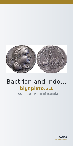 Bactrian and Indo-Greek Coinage Plato 5.1 — CANOA
