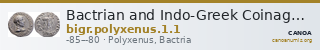 Bactrian and Indo-Greek Coinage Polyxenus 1.1 — CANOA