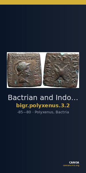 Bactrian and Indo-Greek Coinage Polyxenus 3.2 — CANOA