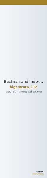 Bactrian and Indo-Greek Coinage Strato I 12 — CANOA