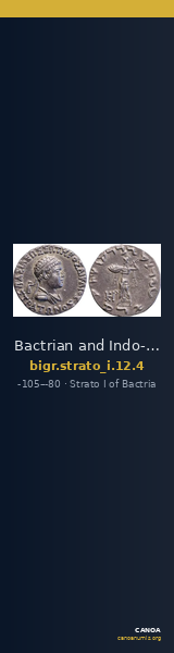 Bactrian and Indo-Greek Coinage Strato I 12.4 — CANOA