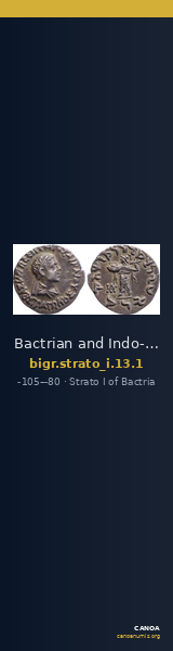 Bactrian and Indo-Greek Coinage Strato I 13.1 — CANOA