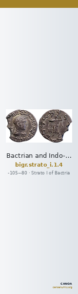 Bactrian and Indo-Greek Coinage Strato I 1.4 — CANOA