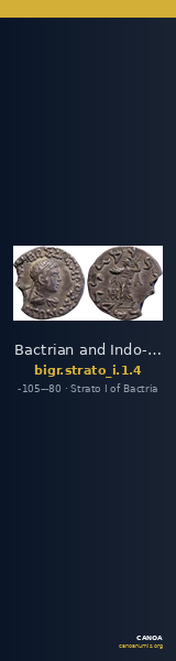 Bactrian and Indo-Greek Coinage Strato I 1.4 — CANOA