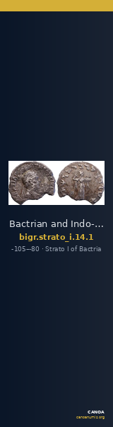 Bactrian and Indo-Greek Coinage Strato I 14.1 — CANOA