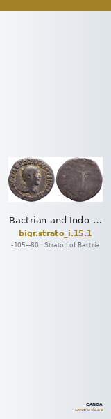 Bactrian and Indo-Greek Coinage Strato I 15.1 — CANOA