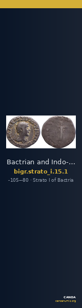 Bactrian and Indo-Greek Coinage Strato I 15.1 — CANOA