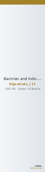 Bactrian and Indo-Greek Coinage Strato I 17 — CANOA