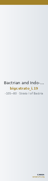 Bactrian and Indo-Greek Coinage Strato I 19 — CANOA