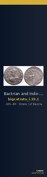 Bactrian and Indo-Greek Coinage Strato I 19.1 — CANOA