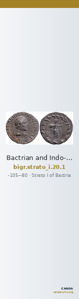 Bactrian and Indo-Greek Coinage Strato I 20.1 — CANOA