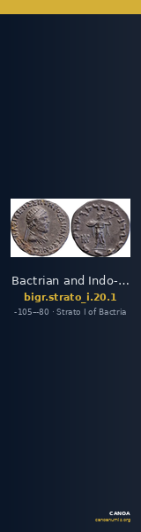 Bactrian and Indo-Greek Coinage Strato I 20.1 — CANOA