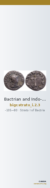 Bactrian and Indo-Greek Coinage Strato I 2.3 — CANOA