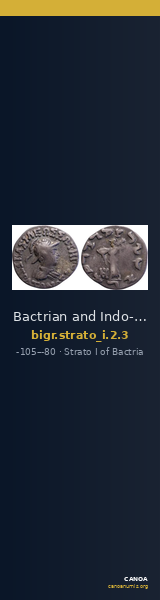 Bactrian and Indo-Greek Coinage Strato I 2.3 — CANOA