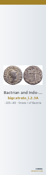 Bactrian and Indo-Greek Coinage Strato I 2.3A — CANOA