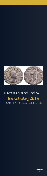 Bactrian and Indo-Greek Coinage Strato I 2.3A — CANOA