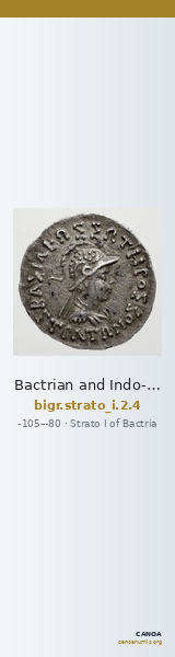 Bactrian and Indo-Greek Coinage Strato I 2.4 — CANOA