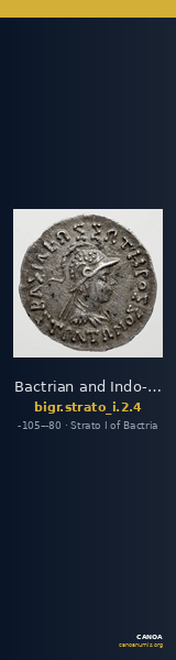 Bactrian and Indo-Greek Coinage Strato I 2.4 — CANOA