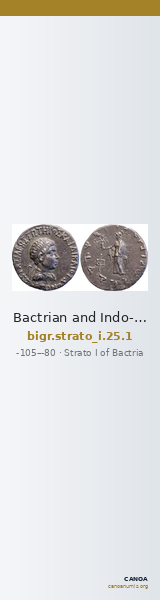 Bactrian and Indo-Greek Coinage Strato I 25.1 — CANOA