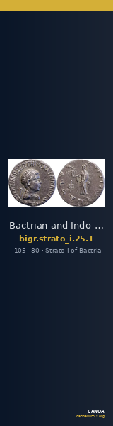 Bactrian and Indo-Greek Coinage Strato I 25.1 — CANOA