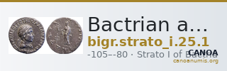 Bactrian and Indo-Greek Coinage Strato I 25.1 — CANOA