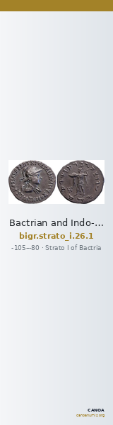 Bactrian and Indo-Greek Coinage Strato I 26.1 — CANOA
