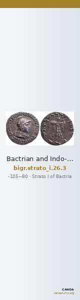 Bactrian and Indo-Greek Coinage Strato I 26.3 — CANOA