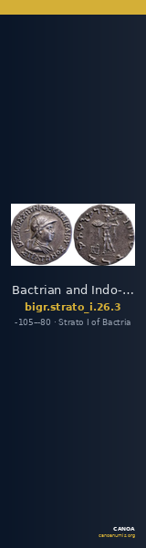Bactrian and Indo-Greek Coinage Strato I 26.3 — CANOA