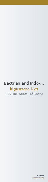 Bactrian and Indo-Greek Coinage Strato I 29 — CANOA