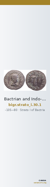 Bactrian and Indo-Greek Coinage Strato I 30.1 — CANOA