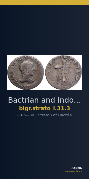 Bactrian and Indo-Greek Coinage Strato I 31.3 — CANOA