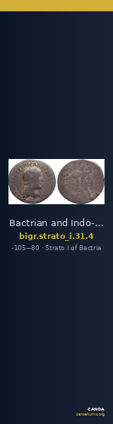 Bactrian and Indo-Greek Coinage Strato I 31.4 — CANOA