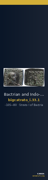 Bactrian and Indo-Greek Coinage Strato I 33.1 — CANOA