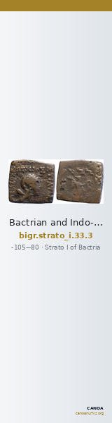 Bactrian and Indo-Greek Coinage Strato I 33.3 — CANOA