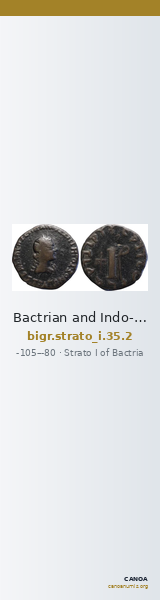 Bactrian and Indo-Greek Coinage Strato I 35.2 — CANOA