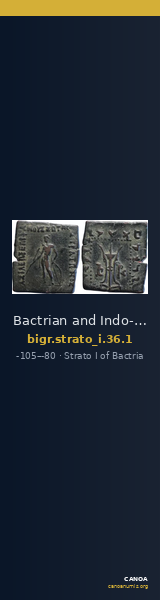 Bactrian and Indo-Greek Coinage Strato I 36.1 — CANOA