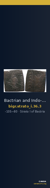 Bactrian and Indo-Greek Coinage Strato I 36.3 — CANOA