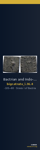 Bactrian and Indo-Greek Coinage Strato I 36.4 — CANOA