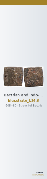 Bactrian and Indo-Greek Coinage Strato I 36.6 — CANOA
