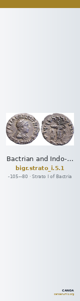 Bactrian and Indo-Greek Coinage Strato I 5.1 — CANOA