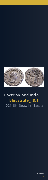 Bactrian and Indo-Greek Coinage Strato I 5.1 — CANOA