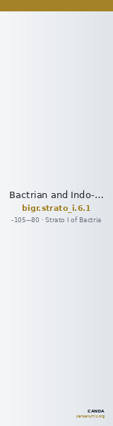 Bactrian and Indo-Greek Coinage Strato I 6.1 — CANOA
